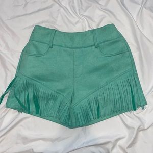 Turquoise Shorts